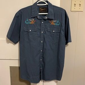 Howler Brothers - Mermaid Mutation H Bar B Snap shirt